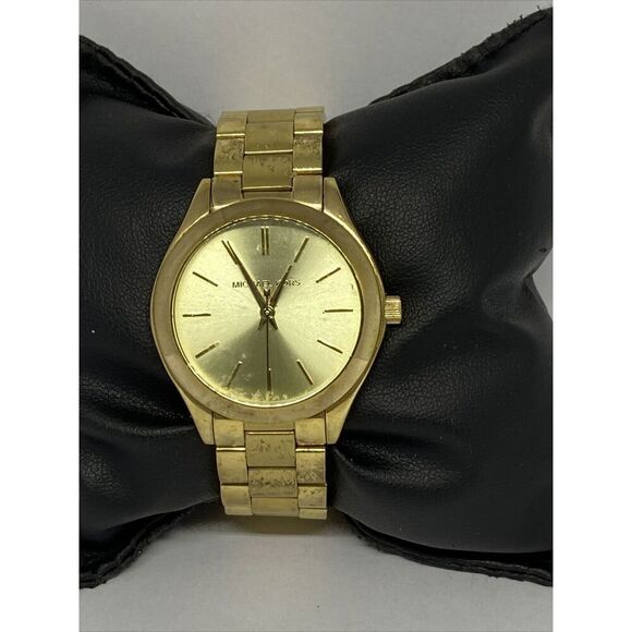 Michael Kors MK3512 Women's Gold Stainless Steel Analog Dial Quartz Watch JK48 - Picture 1 of 12